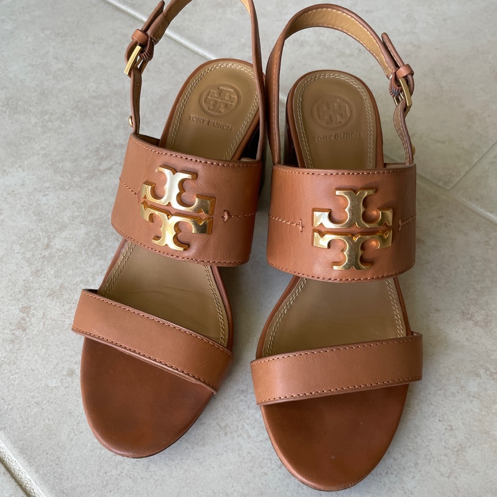 Tory Burch Heel Sandals 7.5 Tan